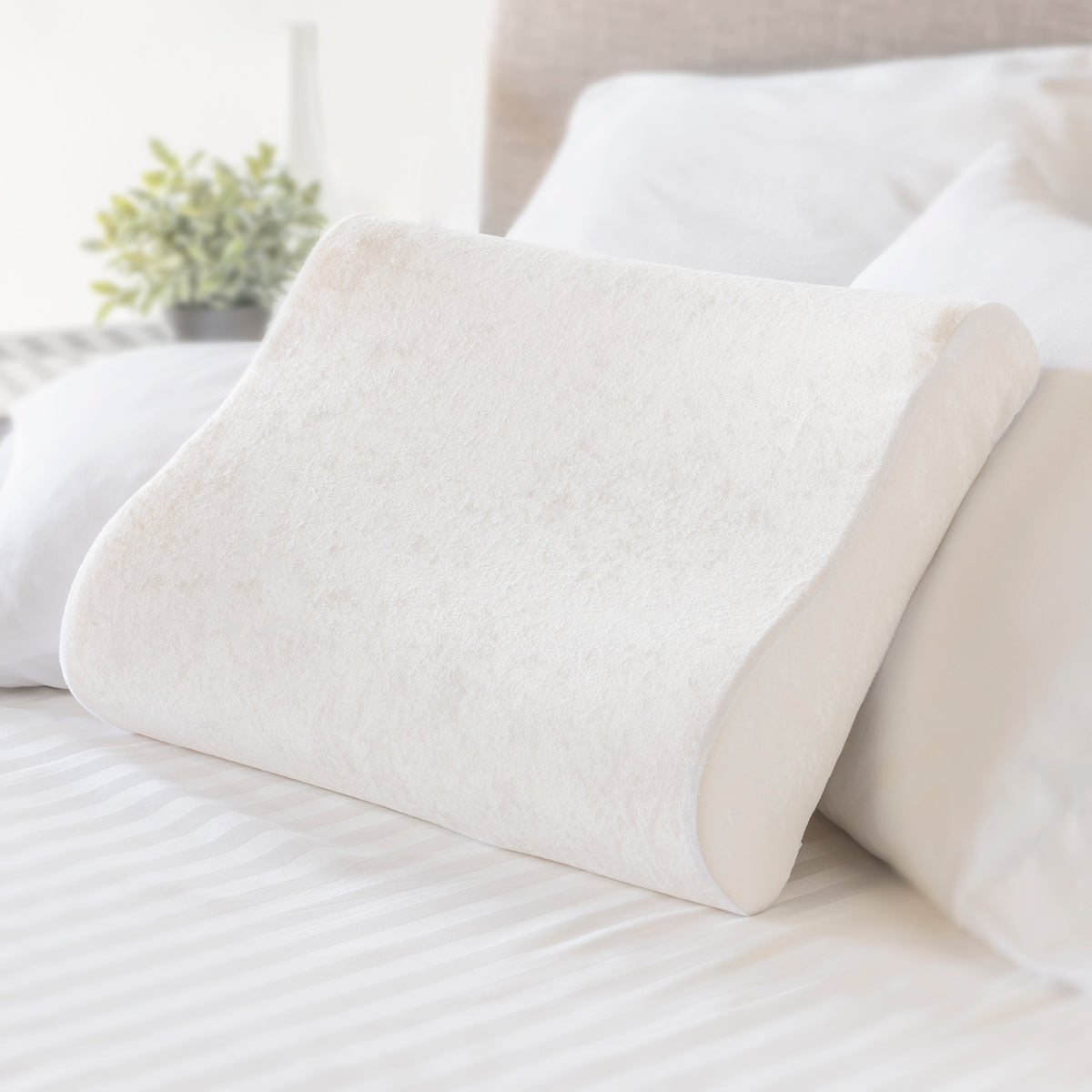 Memory Foam Contour Pillow BedNHome