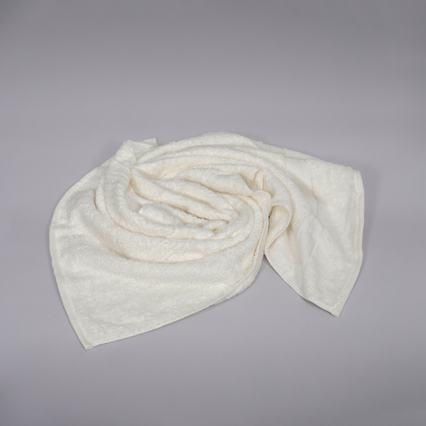 Terry Towel, Cotton - Off White