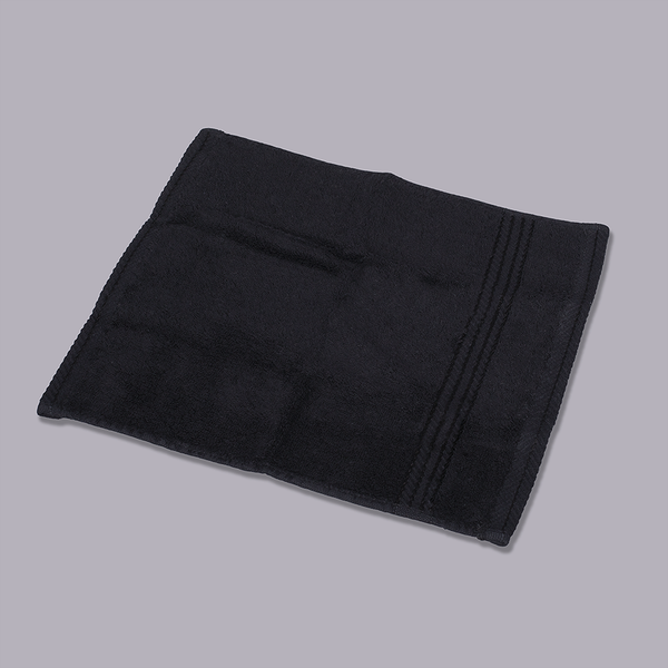 Terry Towel, Cotton - Black