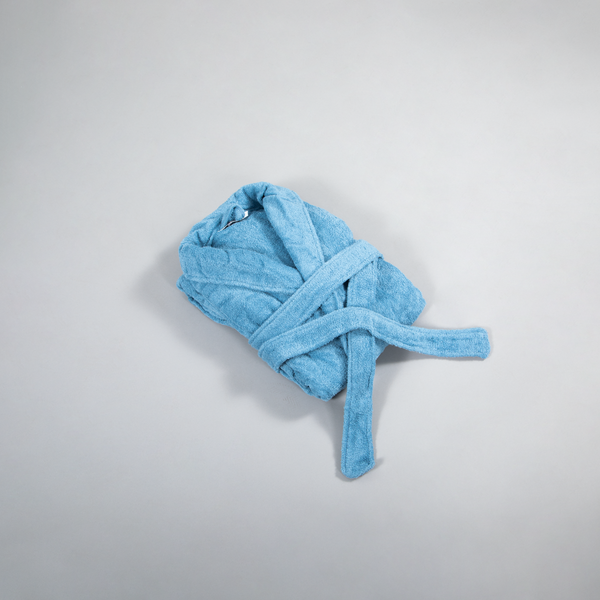 Bathrobe, Cotton - Blue